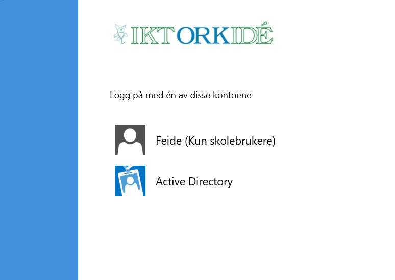 feide eller active directory